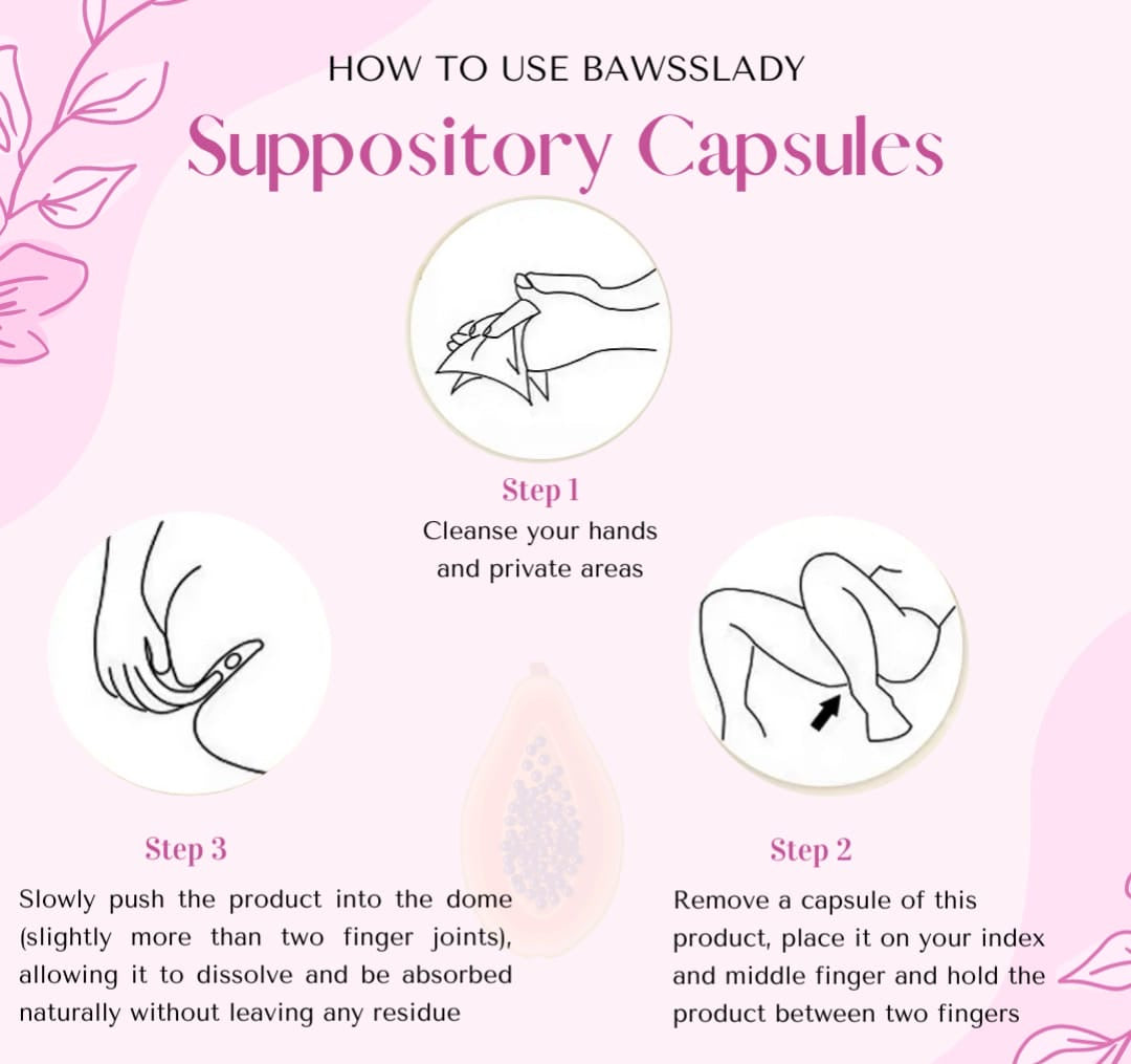 Bawss Boric Vaginal Suppositories