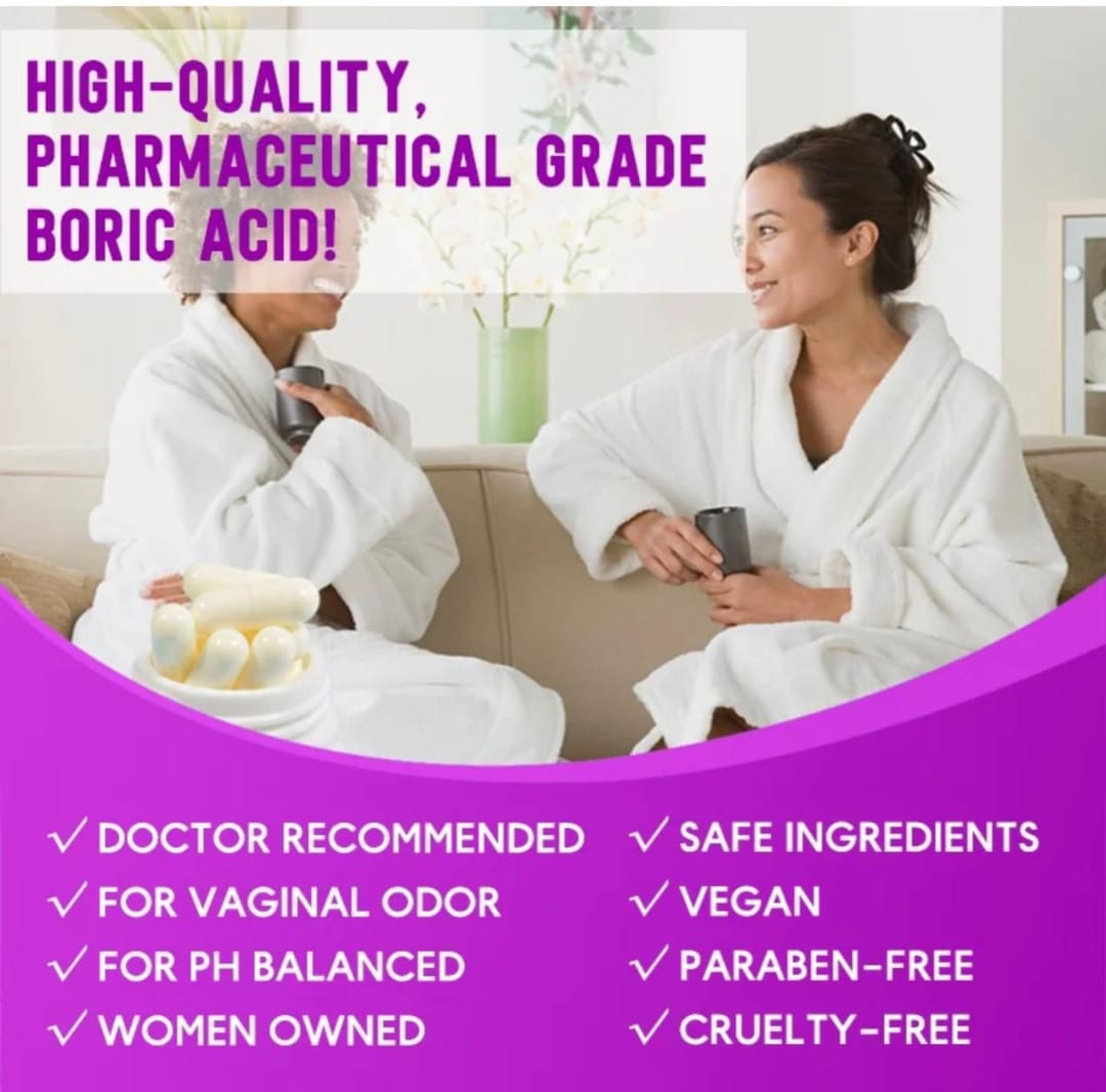 Bawss Boric Vaginal Suppositories